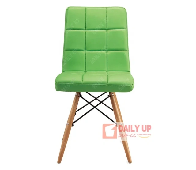 Stylish Upholstered PU Leather Dining Chair With Wooden Leg Padded Cushion For Kitchen Restaurant Coffee Shop,Stylish Upholstered PU Leather Dining Chair With Wooden Leg Padded Cushion For Kitchen Restaurant Coffee Shop,DAILY UP FURNITURE-The professional supplier of School Furniture, Office Furniture, Home Furnirure