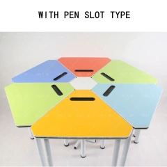 Group Reading Table and Chair With Colorful Desktop For Library Activity Studying Group Modular Reading Chair Adjustable,Group Reading Table and Chair With Colorful Desktop For Library Activity Studying Group Modular Reading Chair Adjustable,DAILY UP FURNITURE-The professional supplier of School Furniture, Office Furniture, Home Furnirure