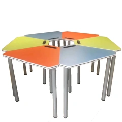 Group Reading Table and Chair With Colorful Desktop For Library Activity Studying Group Modular Reading Chair Adjustable,Group Reading Table and Chair With Colorful Desktop For Library Activity Studying Group Modular Reading Chair Adjustable,DAILY UP FURNITURE-The professional supplier of School Furniture, Office Furniture, Home Furnirure