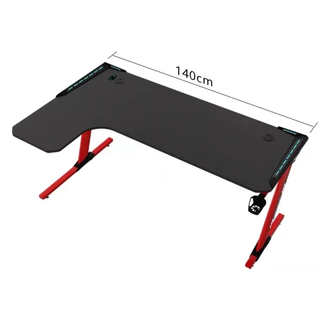Gaming Table With Carbon Fiber Texture LED Professional Racing Gaming PC Computer Desk Gaming Table For E-sports,Gaming Table With Carbon Fiber Texture LED Professional Racing Gaming PC Computer Desk Gaming Table For E-sports,DAILY UP FURNITURE-The professional supplier of School Furniture, Office Furniture, Home Furnirure