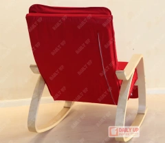 Wooden Upholstered Rocking Armchair With Padded Cushion Bentwood Rocking Leisure Chair For Living Room Elderly People,Wooden Upholstered Rocking Armchair With Padded Cushion Bentwood Rocking Leisure Chair For Living Room Elderly People,DAILY UP FURNITURE-The professional supplier of School Furniture, Office Furniture, Home Furnirure
