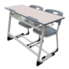 Sled Double Study Desk And Chair Set With Large Drawer Metal Frame Ergonomic Student Chair For Classroom Reading Room,Sled Double Study Desk And Chair Set With Large Drawer Metal Frame Ergonomic Student Chair For Classroom Reading Room,DAILY UP FURNITURE-The professional supplier of School Furniture, Office Furniture, Home Furnirure