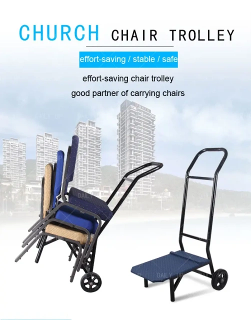 Hotel Event Wedding banquet Storage dolly hand trolley for stacking folding chair banquet chair and church chairs,Hotel Event Wedding banquet Storage dolly hand trolley for stacking folding chair banquet chair and church chairs,DAILY UP FURNITURE-The professional supplier of School Furniture, Office Furniture, Home Furnirure