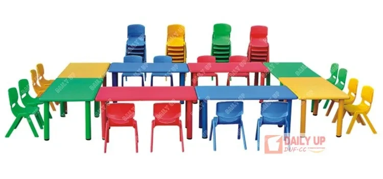Preschool Kids Desk And Chair Set Height Adjustable Children Plastic Study Table And Chair For Nursery School Kindergarten,Preschool Kids Desk And Chair Set Height Adjustable Children Plastic Study Table And Chair For Nursery School Kindergarten,DAILY UP FURNITURE-The professional supplier of School Furniture, Office Furniture, Home Furnirure
