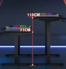 Adjustable RGB PC Gaming Desk Led Light Bedroom Ergonomic Gaming Table And Chair Set Home Office Industrial Gaming Desk RGB,Adjustable RGB PC Gaming Desk Led Light Bedroom Ergonomic Gaming Table And Chair Set Home Office Industrial Gaming Desk RGB,DAILY UP FURNITURE-The professional supplier of School Furniture, Office Furniture, Home Furnirure