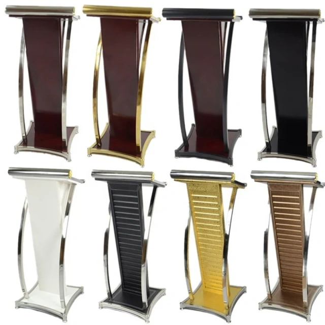 stainless steel  Lectern Podium / Church Pulpit/ Wooden Rostrum Classical,stainless steel  Lectern Podium / Church Pulpit/ Wooden Rostrum Classical,DAILY UP FURNITURE-The professional supplier of School Furniture, Office Furniture, Home Furnirure