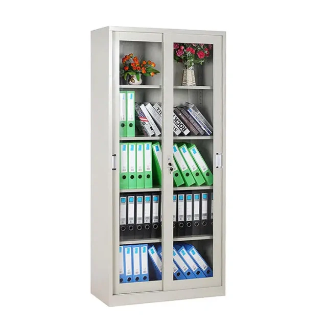 Lockable Display Filing Cupboard With Smooth Glass Sliding Door Large Storage Office Document File Cabinet With Adjustable Shelf,Lockable Display Filing Cupboard With Smooth Glass Sliding Door Large Storage Office Document File Cabinet With Adjustable Shelf,DAILY UP FURNITURE-The professional supplier of School Furniture, Office Furniture, Home Furnirure