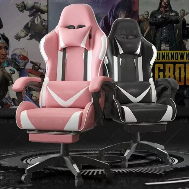Swivel Adjustable Leather Gaming Chair With Headrest Faux Leather Silla Gaming Office Computer Racing Chair For E-Sport Gamers,Swivel Adjustable Leather Gaming Chair With Headrest Faux Leather Silla Gaming Office Computer Racing Chair For E-Sport Gamers,DAILY UP FURNITURE-The professional supplier of School Furniture, Office Furniture, Home Furnirure
