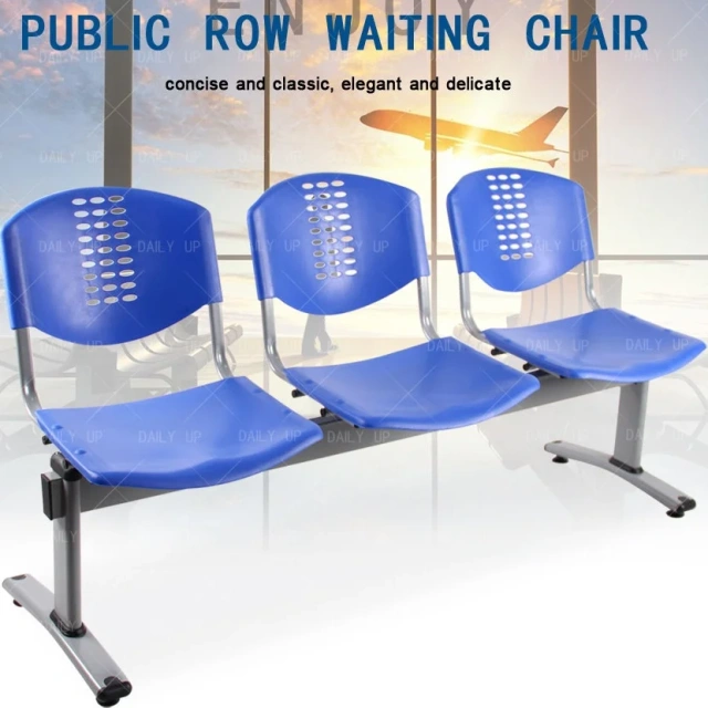 High Quality Station Waiting Bench With Metal Transom And Curved Back Durable Airport Chair Set For Public Area And Hospital,High Quality Station Waiting Bench With Metal Transom And Curved Back Durable Airport Chair Set For Public Area And Hospital,DAILY UP FURNITURE-The professional supplier of School Furniture, Office Furniture, Home Furnirure