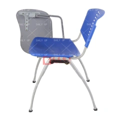 Metal Frame Plastic Student Chair Stacking Tablet Chairs Lecture Chair with Writing Arm,Metal Frame Plastic Student Chair Stacking Tablet Chairs Lecture Chair with Writing Arm,DAILY UP FURNITURE-The professional supplier of School Furniture, Office Furniture, Home Furnirure