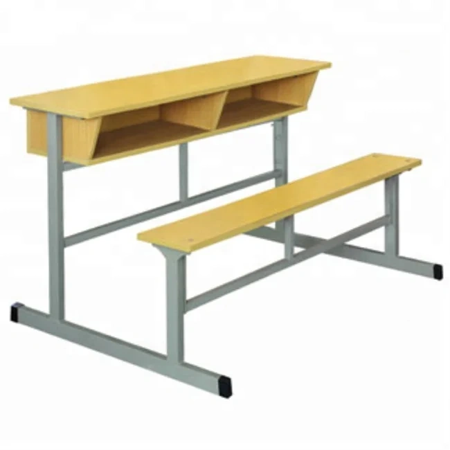 Two Seater School Table Bench for Student Double Student Desk and Bench Classroom Wooden Bench Set,Two Seater School Table Bench for Student Double Student Desk and Bench Classroom Wooden Bench Set,DAILY UP FURNITURE-The professional supplier of School Furniture, Office Furniture, Home Furnirure
