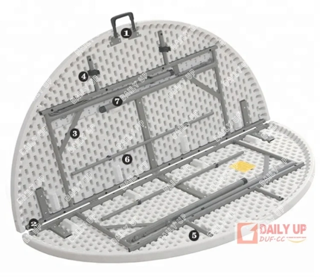 Banquet Folding Round Table For Sale Outdoor White Plastic 456ft Dining Round Table Designs Party Suitcase HDPE Wedding Table,Banquet Folding Round Table For Sale Outdoor White Plastic 456ft Dining Round Table Designs Party Suitcase HDPE Wedding Table,DAILY UP FURNITURE-The professional supplier of School Furniture, Office Furniture, Home Furnirure