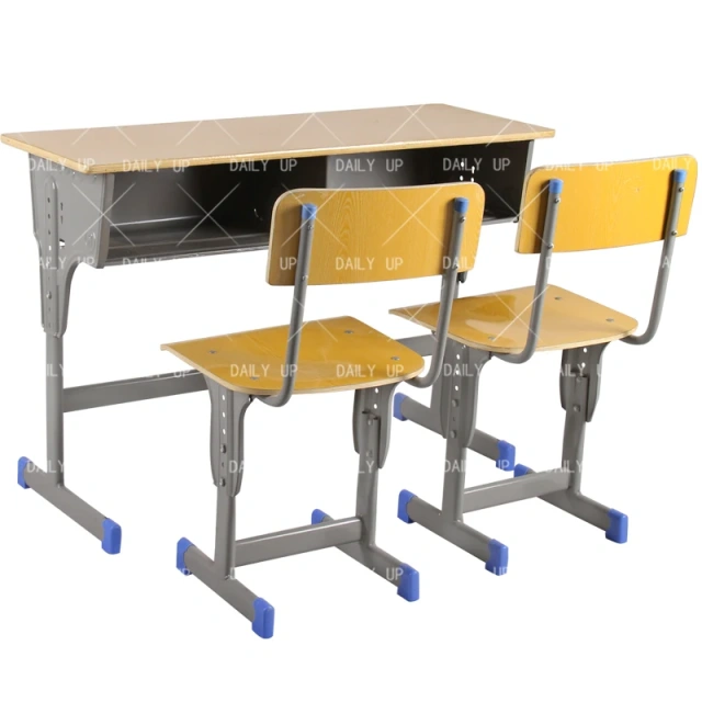 Two Seater School Table Bench for Student Double Student Desk and Bench Classroom Wooden Bench Set,Two Seater School Table Bench for Student Double Student Desk and Bench Classroom Wooden Bench Set,DAILY UP FURNITURE-The professional supplier of School Furniture, Office Furniture, Home Furnirure