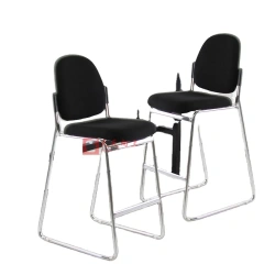 Stackable High Bar Chair With Fabric Cushion Sled Metal Frame Kitchen Dining Chair With Footrest For Counter And Restaurant Bar,Stackable High Bar Chair With Fabric Cushion Sled Metal Frame Kitchen Dining Chair With Footrest For Counter And Restaurant Bar,DAILY UP FURNITURE-The professional supplier of School Furniture, Office Furniture, Home Furnirure