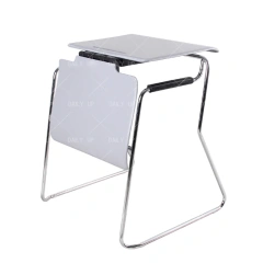 Stacking Convertible Desk And Chair Sled Metal Frame Plastic Office Chair For Training And Meeting Conference Multiple Use,Stacking Convertible Desk And Chair Sled Metal Frame Plastic Office Chair For Training And Meeting Conference Multiple Use,DAILY UP FURNITURE-The professional supplier of School Furniture, Office Furniture, Home Furnirure