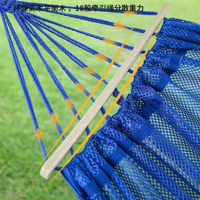 Portable Double Camping Hammock With Balance Beams Enlarged Lightweight Mesh Fabric Hammock For Outdoor Picnic Hiking Trip,Portable Double Camping Hammock With Balance Beams Enlarged Lightweight Mesh Fabric Hammock For Outdoor Picnic Hiking Trip,DAILY UP FURNITURE-The professional supplier of School Furniture, Office Furniture, Home Furnirure