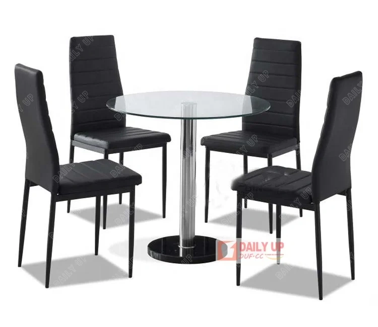 Bright Lobby Chair with Sponge Padded High End Modern Glass Dining Table Leather Chair PU Restaurant Chair Home Furniture,Bright Lobby Chair with Sponge Padded High End Modern Glass Dining Table Leather Chair PU Restaurant Chair Home Furniture,DAILY UP FURNITURE-The professional supplier of School Furniture, Office Furniture, Home Furnirure