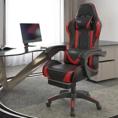 Swivel Adjustable Leather Gaming Chair With Headrest Faux Leather Silla Gaming Office Computer Racing Chair For E-Sport Gamers,Swivel Adjustable Leather Gaming Chair With Headrest Faux Leather Silla Gaming Office Computer Racing Chair For E-Sport Gamers,DAILY UP FURNITURE-The professional supplier of School Furniture, Office Furniture, Home Furnirure