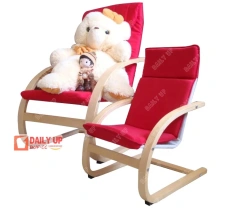 Hot Sale Wooden Leisure Chair With Headrest Padded Cushion Sled Frame Bentwood Chair For Bedroom Living Room Hotel Lounge,Hot Sale Wooden Leisure Chair With Headrest Padded Cushion Sled Frame Bentwood Chair For Bedroom Living Room Hotel Lounge,DAILY UP FURNITURE-The professional supplier of School Furniture, Office Furniture, Home Furnirure
