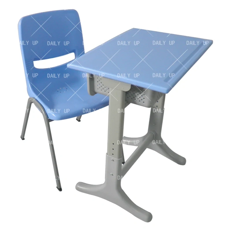 Single Seater Plastic Chair and Desk Attached Stable School Furniture Classroom Student 2-Piece Set Writing Desk,Single Seater Plastic Chair and Desk Attached Stable School Furniture Classroom Student 2-Piece Set Writing Desk,DAILY UP FURNITURE-The professional supplier of School Furniture, Office Furniture, Home Furnirure