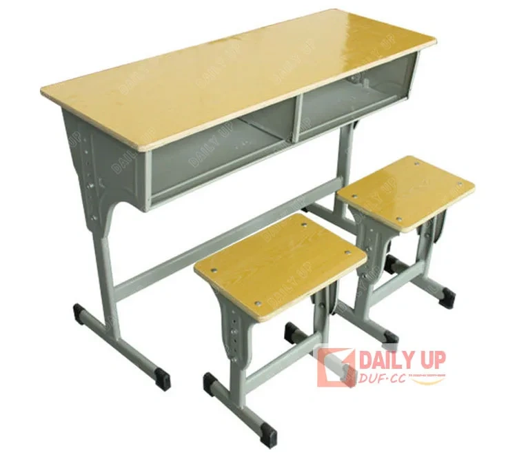 Two Seater School Desk & Chair Classroom Bench Furniture Wooden Study Table For Children,Two Seater School Desk & Chair Classroom Bench Furniture Wooden Study Table For Children,DAILY UP FURNITURE-The professional supplier of School Furniture, Office Furniture, Home Furnirure
