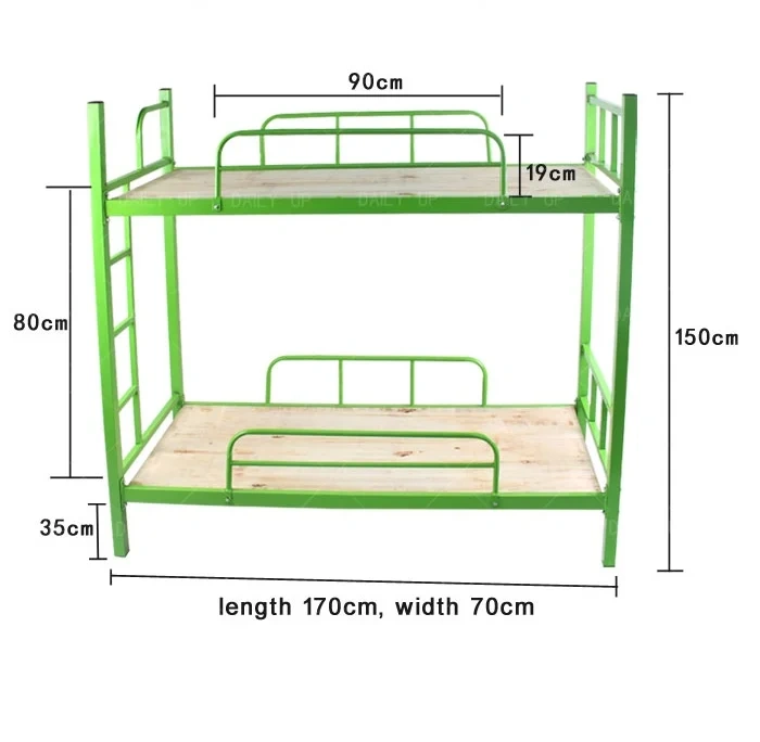 Dormitory Steel Frame Bunk Bed School Student Double Decker Bed With Ladder Stairs Guardrail For Kindergarten Bedroom,Dormitory Steel Frame Bunk Bed School Student Double Decker Bed With Ladder Stairs Guardrail For Kindergarten Bedroom,DAILY UP FURNITURE-The professional supplier of School Furniture, Office Furniture, Home Furnirure
