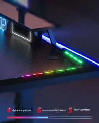 Adjustable RGB PC Gaming Desk Led Light Bedroom Ergonomic Gaming Table And Chair Set Home Office Industrial Gaming Desk RGB,Adjustable RGB PC Gaming Desk Led Light Bedroom Ergonomic Gaming Table And Chair Set Home Office Industrial Gaming Desk RGB,DAILY UP FURNITURE-The professional supplier of School Furniture, Office Furniture, Home Furnirure