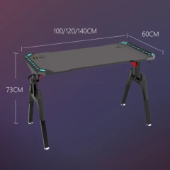 Pink PC Gaming Desk Gamer Racing Desk With Led Younger Design Electronic Competition Height Adjustable Gaming Table,Pink PC Gaming Desk Gamer Racing Desk With Led Younger Design Electronic Competition Height Adjustable Gaming Table,DAILY UP FURNITURE-The professional supplier of School Furniture, Office Furniture, Home Furnirure