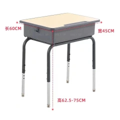 Standard classroom desk and chair  Study Single adjustable Classroom Desk and Chair,Standard classroom desk and chair  Study Single adjustable Classroom Desk and Chair,DAILY UP FURNITURE-The professional supplier of School Furniture, Office Furniture, Home Furnirure