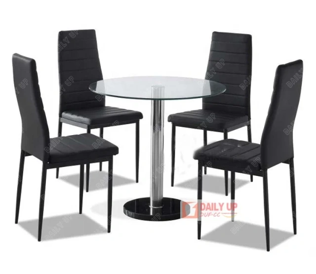 Bright Lobby Chair with Sponge Padded High End Modern Glass Dining Table Leather Chair PU Restaurant Chair Home Furniture,Bright Lobby Chair with Sponge Padded High End Modern Glass Dining Table Leather Chair PU Restaurant Chair Home Furniture,DAILY UP FURNITURE-The professional supplier of School Furniture, Office Furniture, Home Furnirure