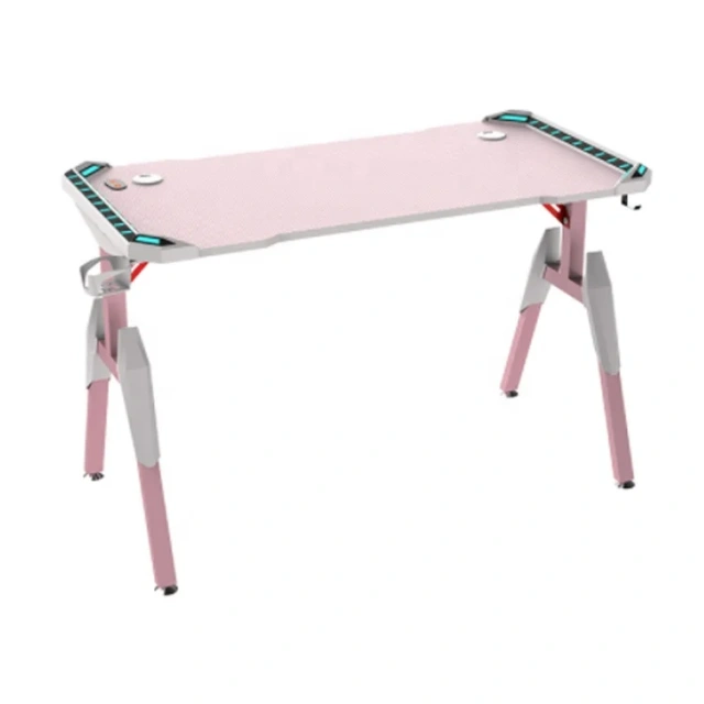 Pink PC Gaming Desk Gamer Racing Desk With Led Younger Design Electronic Competition Height Adjustable Gaming Table,Pink PC Gaming Desk Gamer Racing Desk With Led Younger Design Electronic Competition Height Adjustable Gaming Table,DAILY UP FURNITURE-The professional supplier of School Furniture, Office Furniture, Home Furnirure