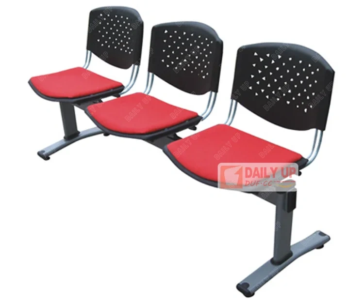 Public 3 Seater Link Chair Hairdressing Waiting Chair With Padded Seater Reception Chair,Public 3 Seater Link Chair Hairdressing Waiting Chair With Padded Seater Reception Chair,DAILY UP FURNITURE-The professional supplier of School Furniture, Office Furniture, Home Furnirure