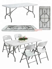 HDPE Plastic Small Round Table Height Adjustable Portable Outdoor Dining Table for Camping Folding Round Table,HDPE Plastic Small Round Table Height Adjustable Portable Outdoor Dining Table for Camping Folding Round Table,DAILY UP FURNITURE-The professional supplier of School Furniture, Office Furniture, Home Furnirure