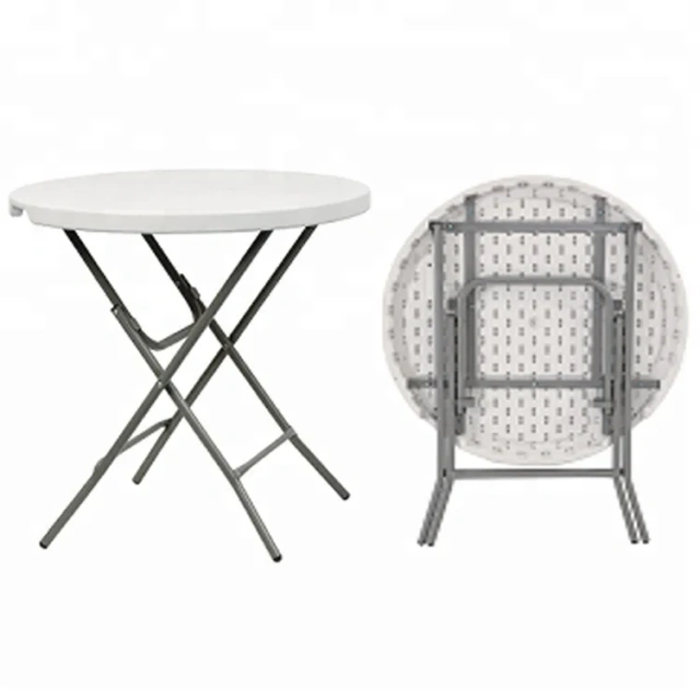 HDPE Plastic Small Round Table Height Adjustable Portable Outdoor Dining Table for Camping Folding Round Table,HDPE Plastic Small Round Table Height Adjustable Portable Outdoor Dining Table for Camping Folding Round Table,DAILY UP FURNITURE-The professional supplier of School Furniture, Office Furniture, Home Furnirure