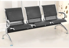 PU Padded Salon Waiting Chair Office Conference Chair Fixed Barber Shop Chair Stainless Steel Bench Seat,PU Padded Salon Waiting Chair Office Conference Chair Fixed Barber Shop Chair Stainless Steel Bench Seat,DAILY UP FURNITURE-The professional supplier of School Furniture, Office Furniture, Home Furnirure