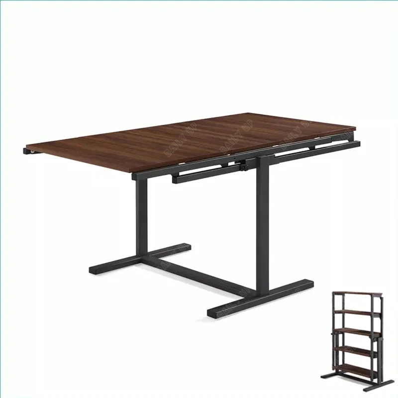Multi-purpose wood dining table adjust to storage shelf Space saving living room furniture,Multi-purpose wood dining table adjust to storage shelf Space saving living room furniture,DAILY UP FURNITURE-The professional supplier of School Furniture, Office Furniture, Home Furnirure
