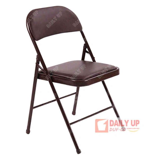 Black PU Padded Folding Chair Leisure Metal Foldable Chair Lobby Reception Chair with Cushion Home Office Furniture,Black PU Padded Folding Chair Leisure Metal Foldable Chair Lobby Reception Chair with Cushion Home Office Furniture,DAILY UP FURNITURE-The professional supplier of School Furniture, Office Furniture, Home Furnirure