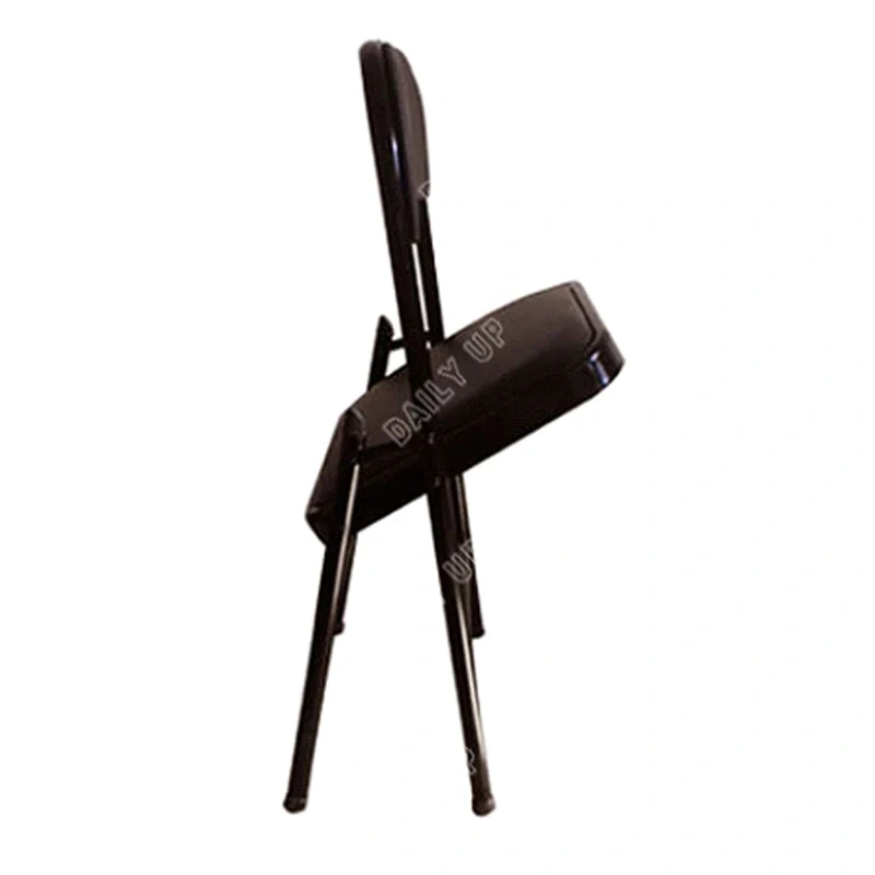 Black PU Padded Folding Chair Leisure Metal Foldable Chair Lobby Reception Chair with Cushion Home Office Furniture,Black PU Padded Folding Chair Leisure Metal Foldable Chair Lobby Reception Chair with Cushion Home Office Furniture,DAILY UP FURNITURE-The professional supplier of School Furniture, Office Furniture, Home Furnirure