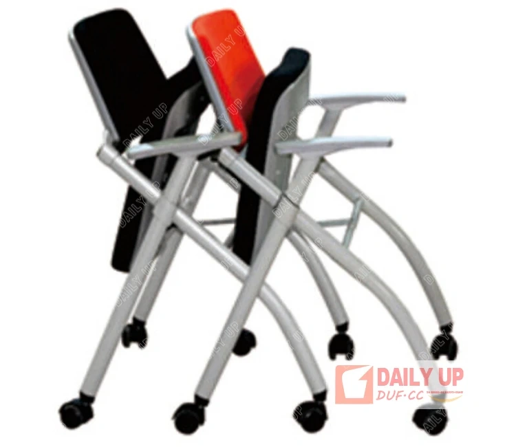 Metal Padded Folding Arm Chair with Fabric Padding Office Chair Ergonomic Movable Theater Chairs For Sale,Metal Padded Folding Arm Chair with Fabric Padding Office Chair Ergonomic Movable Theater Chairs For Sale,DAILY UP FURNITURE-The professional supplier of School Furniture, Office Furniture, Home Furnirure