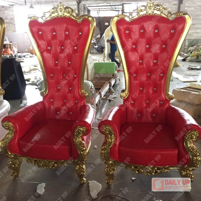 Wholesale Cheap High Back King Throne Chair For Sale Royal Gold Classic Throne Chair,Wholesale Cheap High Back King Throne Chair For Sale Royal Gold Classic Throne Chair,DAILY UP FURNITURE-The professional supplier of School Furniture, Office Furniture, Home Furnirure