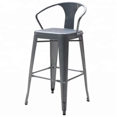 Iron Coffee Shop Chairs 75cm Metal Bar Stools China with Backrest High Chairs For Bars Using,Iron Coffee Shop Chairs 75cm Metal Bar Stools China with Backrest High Chairs For Bars Using,DAILY UP FURNITURE-The professional supplier of School Furniture, Office Furniture, Home Furnirure