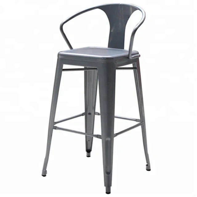 Iron Coffee Shop Chairs 75cm Metal Bar Stools China with Backrest High Chairs For Bars Using,Iron Coffee Shop Chairs 75cm Metal Bar Stools China with Backrest High Chairs For Bars Using,DAILY UP FURNITURE-The professional supplier of School Furniture, Office Furniture, Home Furnirure