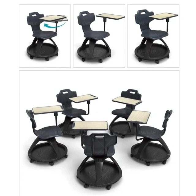 High School Chair with Moving Casters Study Chair high school furniture classroom chairs,High School Chair with Moving Casters Study Chair high school furniture classroom chairs,DAILY UP FURNITURE-The professional supplier of School Furniture, Office Furniture, Home Furnirure