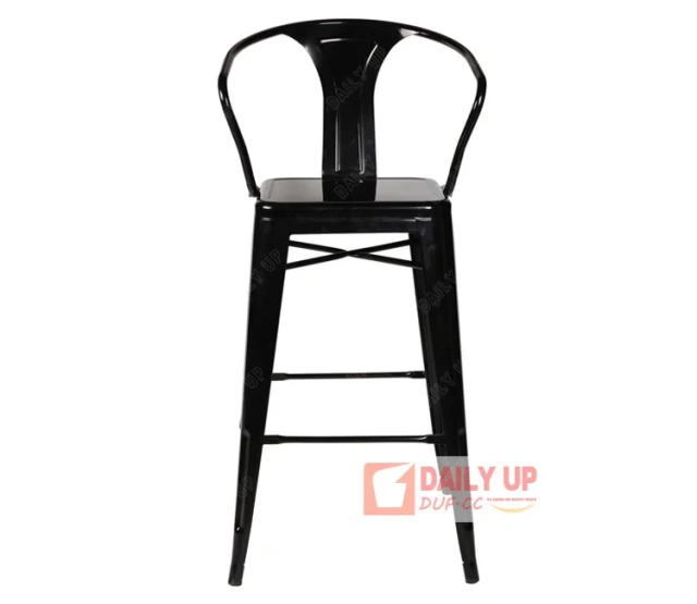 Iron Coffee Shop Chairs 75cm Metal Bar Stools China with Backrest High Chairs For Bars Using,Iron Coffee Shop Chairs 75cm Metal Bar Stools China with Backrest High Chairs For Bars Using,DAILY UP FURNITURE-The professional supplier of School Furniture, Office Furniture, Home Furnirure