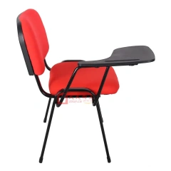 Stackable Padded Training Chair With Tablet Metal Frame Upholstered Student Study Chair With Book Net For Meeting And Conference,Stackable Padded Training Chair With Tablet Metal Frame Upholstered Student Study Chair With Book Net For Meeting And Conference,DAILY UP FURNITURE-The professional supplier of School Furniture, Office Furniture, Home Furnirure