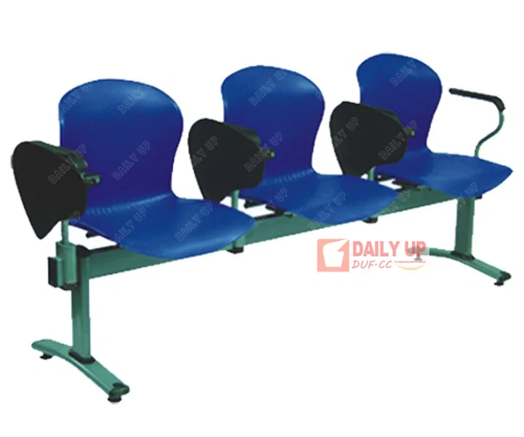Lobby 3-Seater Waiting Chair With Armrest Cushion Hospital Arm Chair Public Seating with Fabric Seat Board,Lobby 3-Seater Waiting Chair With Armrest Cushion Hospital Arm Chair Public Seating with Fabric Seat Board,DAILY UP FURNITURE-The professional supplier of School Furniture, Office Furniture, Home Furnirure