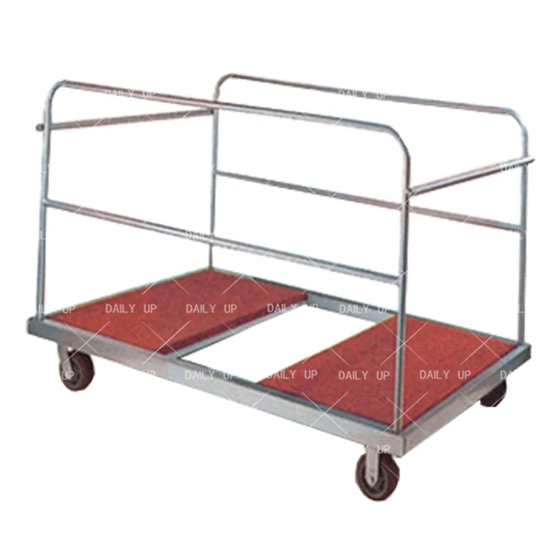 Rectangle Table Trolley For Hotel Removable Metal Trolley for Banquet Table Desk Stacking Hand Luggage Trolley with Wheels,Rectangle Table Trolley For Hotel Removable Metal Trolley for Banquet Table Desk Stacking Hand Luggage Trolley with Wheels,DAILY UP FURNITURE-The professional supplier of School Furniture, Office Furniture, Home Furnirure
