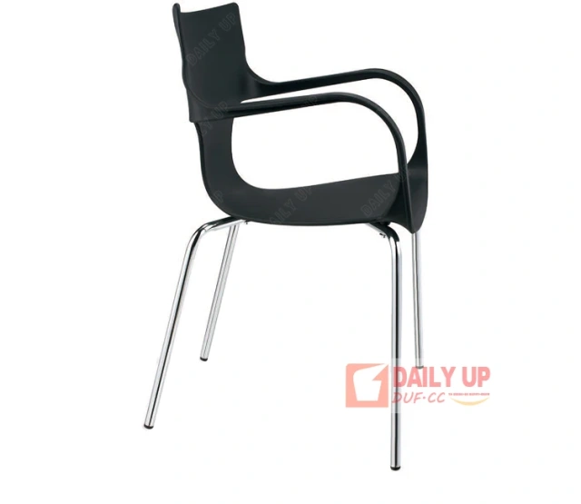 Hot Sale Stackable Molded Plastic Steel Leg PP Board with Armrest Dining Hall Restaurant Wedding Banquet Hall Chair,Hot Sale Stackable Molded Plastic Steel Leg PP Board with Armrest Dining Hall Restaurant Wedding Banquet Hall Chair,DAILY UP FURNITURE-The professional supplier of School Furniture, Office Furniture, Home Furnirure