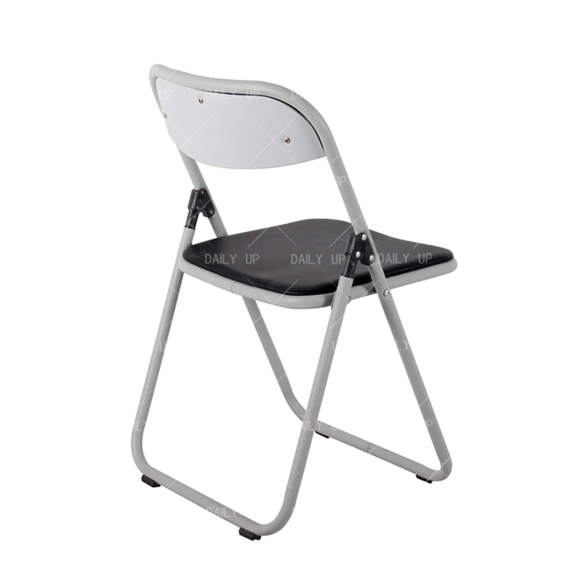 Used Metal Folding Chairs Office Reception Chair Comfortable PU Padded Seat and Back Cushion Chair,Used Metal Folding Chairs Office Reception Chair Comfortable PU Padded Seat and Back Cushion Chair,DAILY UP FURNITURE-The professional supplier of School Furniture, Office Furniture, Home Furnirure