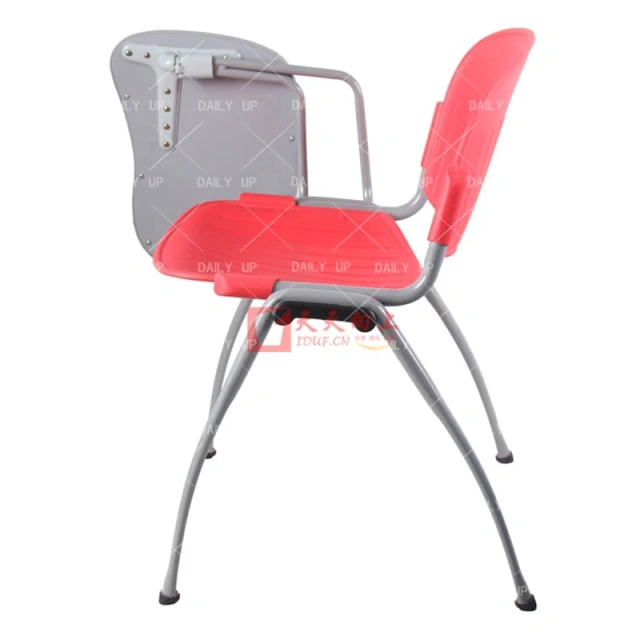 School Chairs with Writing Tablet Plastic Study Chair Stackable Seminar Chairs,School Chairs with Writing Tablet Plastic Study Chair Stackable Seminar Chairs,DAILY UP FURNITURE-The professional supplier of School Furniture, Office Furniture, Home Furnirure